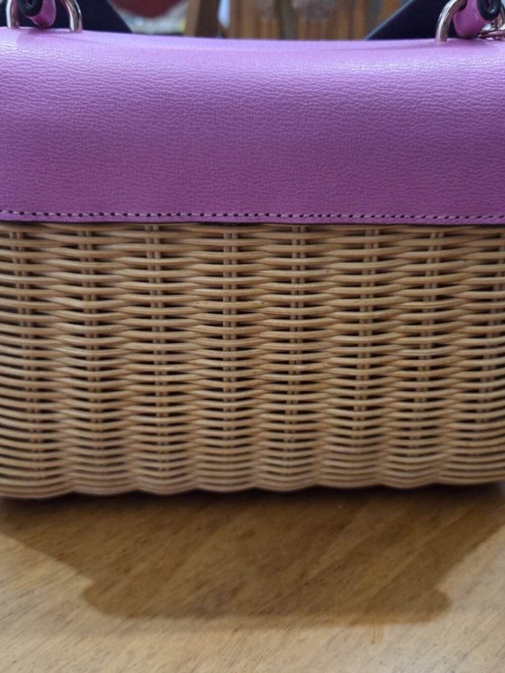 Kate Spade New york Tee Time Wicker 3D Windmill Top-handle Bag - Picture 3 of 5